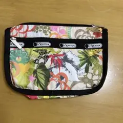 LeSportsac 花柄ポーチ マルチカラー