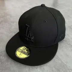 New Era LA 59FIFTY キャップ ブラック 7 1/4