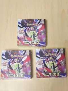 ポケモンカードゲーム ムニキスゼロ 3箱セット シュリンク付き 完全新品未開封