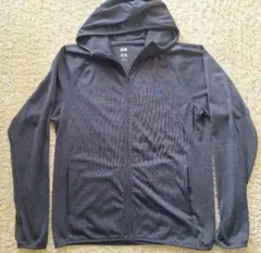 ダークブルー フード付きジャケット