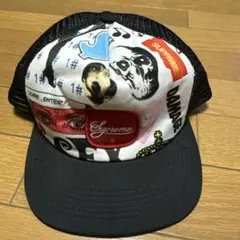SUPREME トラッカーキャップ ブラック - メルカリ