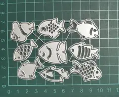 魚 カッティングダイ シジックス スクラップブッキング 1030 - メルカリ