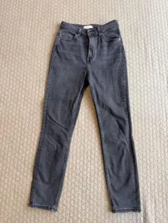 H&M スキニーデニムパンツ グレー