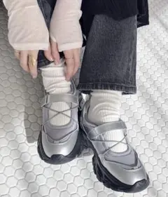 【ORiental TRaffic】チューブストラップデザインベルトスニーカー