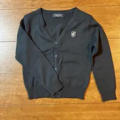 COMME CA ISM カーディガン 120 黒 ワンポイント