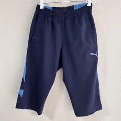 PUMA プーマ ジャージ ボトムス ハーフパンツ ネイビー ブルー