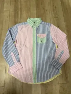 ポロラルフローレンストライプ ボタンダウンシャツ
