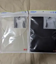 ユニクロ エアリズム UネックTシャツ 半袖 M2枚