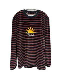 PALACE SKATEBOARDSパレス ベロアボーダーロングTシャツ