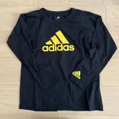 adidas 長袖カットソー 150 ブラック/イエロー