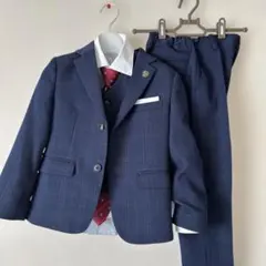 『ビームス』 ネイビー フォーマルスーツ 120cm
