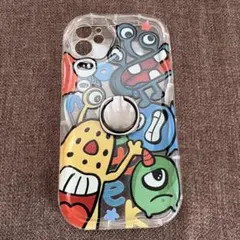 iPhone iPhone11 ケース ハードシリコン スマホリング　携帯のサムネイル