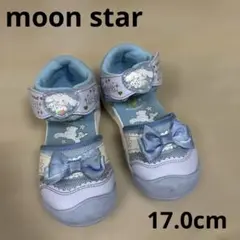 MoonStar サンリオ サンダル キッズ シナモン サックス 水色　17cmのサムネイル