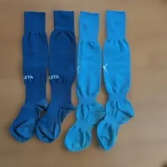 ATHLETA＆PUMA　サッカーソックス 2足セット　24-25サイズ