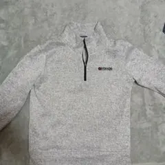 OUTDOOR PRODUCTS グレー ハーフジップ トレーナー M