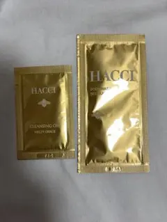 HACCIハッチ　ボディウォッシュ ビーハグ　オイルクレンジング サンプルセットのサムネイル