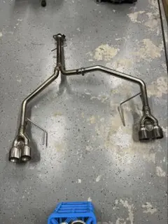 21クラウン マフラー中間リアセット スリーキャッツ製 GRS210 210クラウン 2.5L 底上げ 中間パイプ