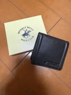 BEVERLY HILLS POLO CLUB 二つ折り財布 ブラック　小銭入れのサムネイル