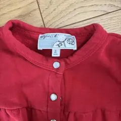 agnes b. キッズ ハートポケット ワンピース レッドのサムネイル