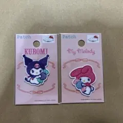 クロミ&マイメロ✨刺繍 ワッペン アイロン サンリオ