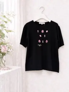p*い様 【PUCCI】リボン付き クルーネック サマー 半袖ニット - メルカリ