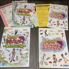 匿名配送　送料無料　めざせ　釣りマスター　2本セット　wiiuでも遊べます