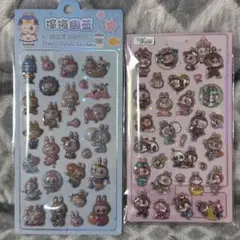 新品未開封　２点セット　ラブブ　ボンボンドロップ、ぷくぷくシール