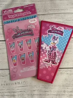 ディズニー　ミニー　パルパルーザ　ミニパル　ワッペンアクセサリー　デイジー