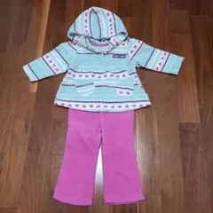 カーターズ　フリースパーカー&パンツのセット　サイズ70～80㎝