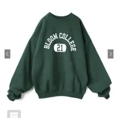 BLOOM COLLEGE 21 スウェット Fサイズ グリーン