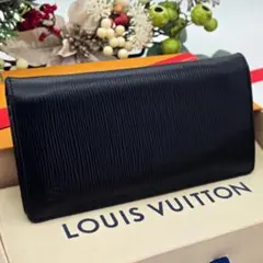 ルイヴィトン 長財布 エピ ポルトフォイユ ブラザ A344 ブラック