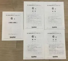 最新サピックス6年2024年第1回〜第4回合格力判定サピックスオープン新品未使用 sddefault.jpg