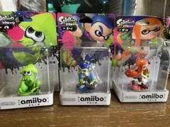 新品未開封 スプラトゥーン amiibo ガール ボーイ イカ セット