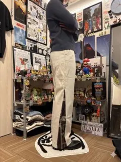 パンディエスタデニムワークペインターパンツP443極太w36刺繍ロゴY2K