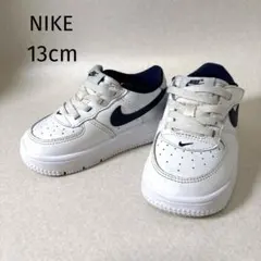 ナイキ フォース1 LOW イージーオン 13cm 白 紺 ベビースニーカー