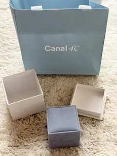 Canal4℃ ジュエリーボックス 空箱 ショッパー付き 美品 アクセサリーケー