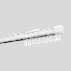 フルネス角型伸縮カーテンレール マグネットランナー付き　160cm～300cm