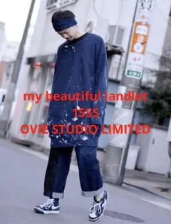 【15SS my beautiful landlet OV別注ペンキスウェット】