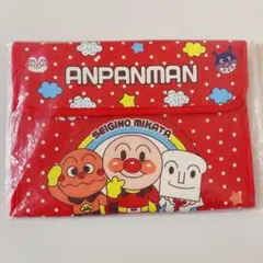 アンパンマン　母子手帳ケース　赤