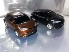 プルバックカー　トヨタ C-HR ミニカーセット 2色　中古