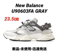 【新品】New Balance U90603FA GRAY 23.5㎝ 限定
