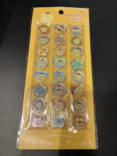 おはじきふうシール　ポムポムプリン