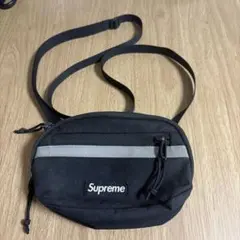 Supreme ブラック ショルダーバッグ