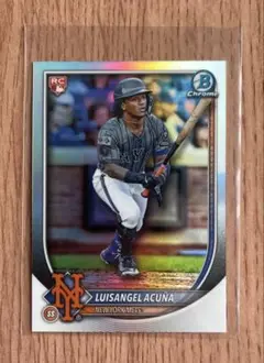 mlb topps ボウクロ luisangel acuna red ルーキー