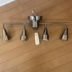 シルバーシーリングライト 4灯 リモコン付き