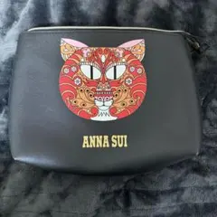 ANNA SUI 黒い虎デザインポーチのサムネイル