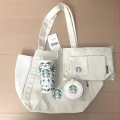 スターバックス2025 トートバッグ、タンブラーなど４点セット