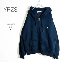 【YRZS】パーカー ハーフジップ【М】オーバーサイズ 韓国 裏起毛 トレーナー
