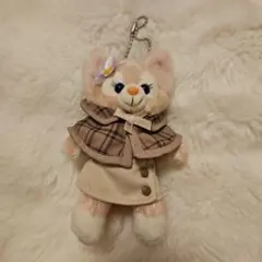 【値下げ可能】ディズニーシー　ぬいバ　ぬいぐるみバッジ　リーナベル　タグ付き コートがかわいいぬいぐるみバッジ！東京ディズニーシー