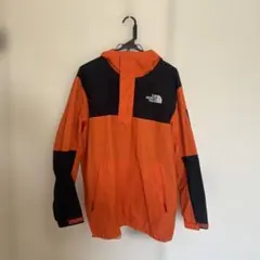 THE NORTH FACE ホワイトレーベル　アノラックパーカーオレンジ/黒